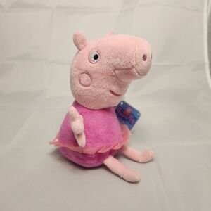 NWT Ballet Peppa Pig Plush Stuffed Animal